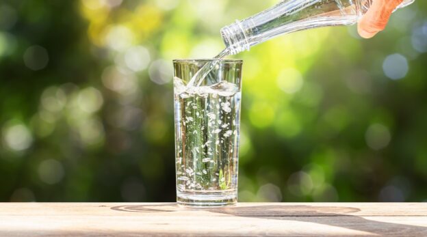 What will you get when you drink sparkling water?